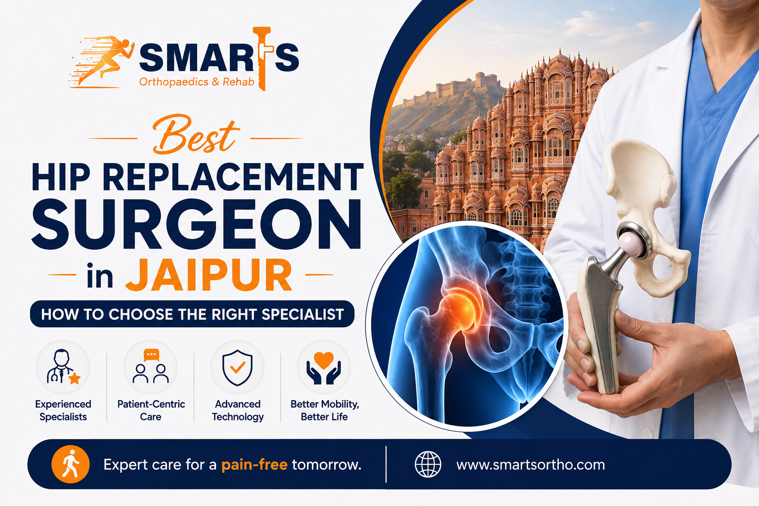 Best Hip Replacement Surgeon in Jaipur: How to Choose the Right Specialist